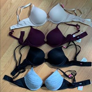 NWT Victoria’s Secret Pink Push-up Bra Set
